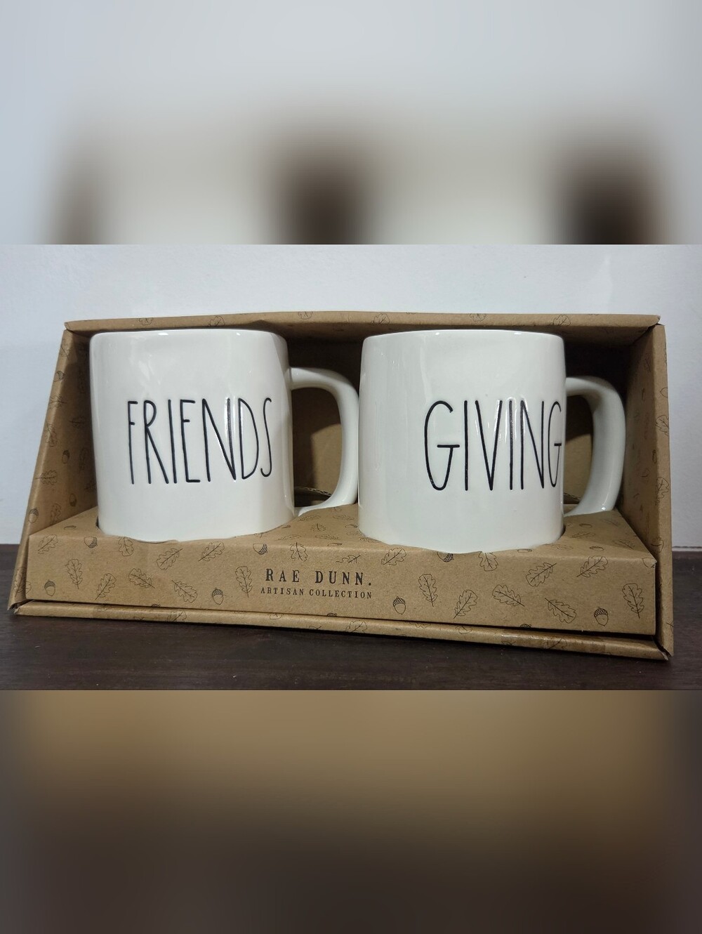 Rae Dunn Friends Giving Mug Set